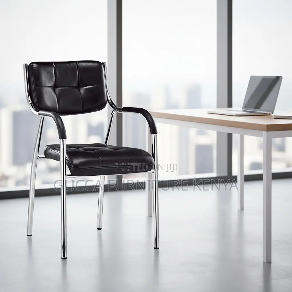 Mid-back Leather Catalina Visitor Office Chair