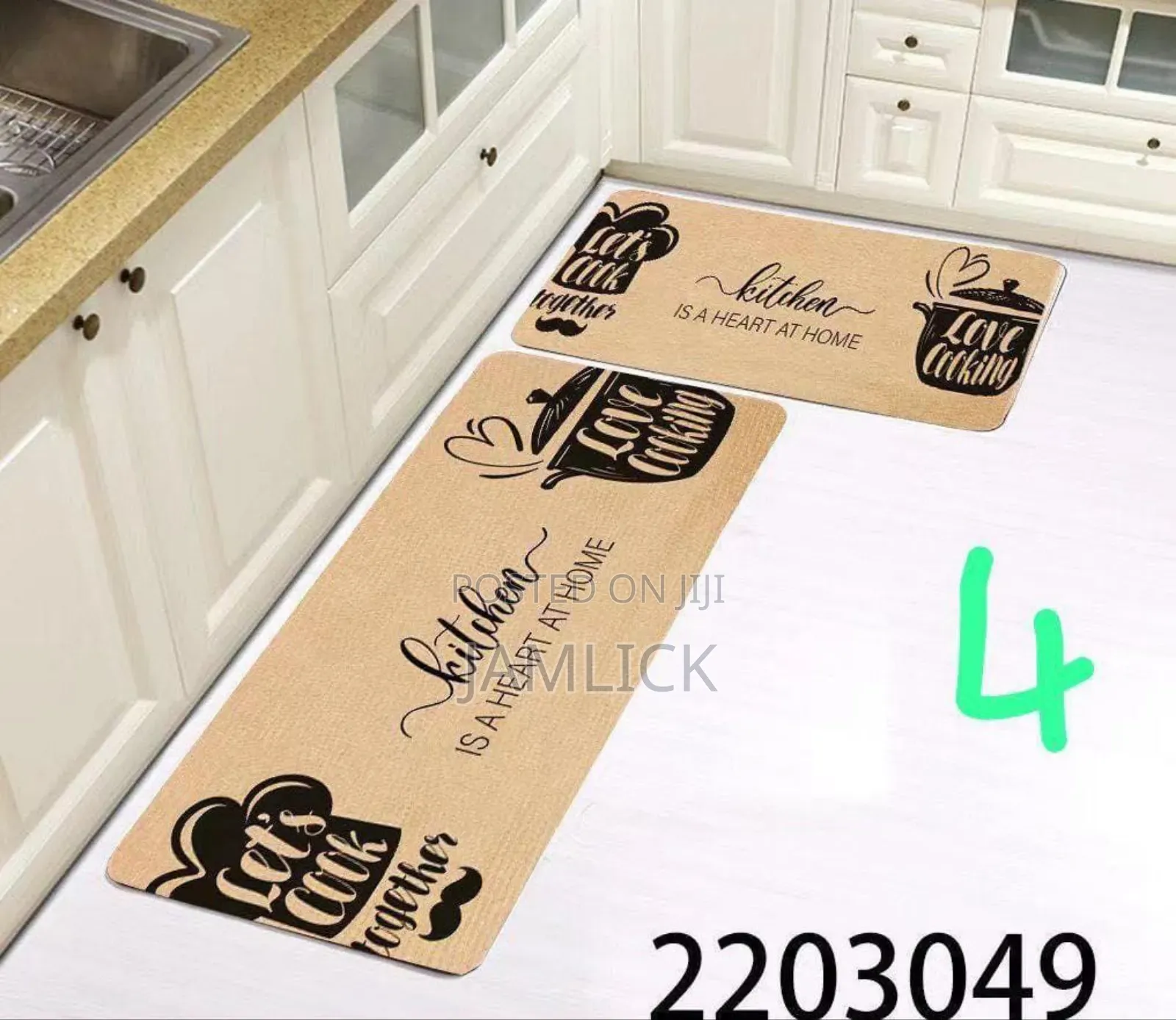 2pcs Non-Slip Kitchen Mat Set – Sl