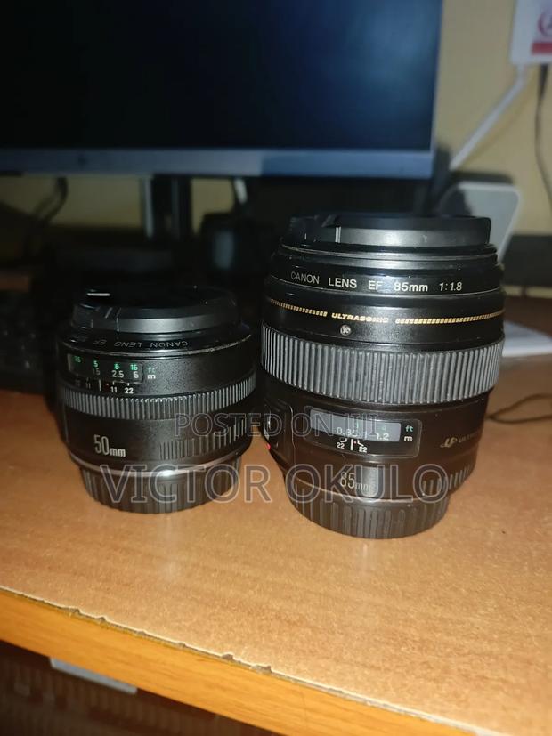 Canon Lenses 50mm and 85mm