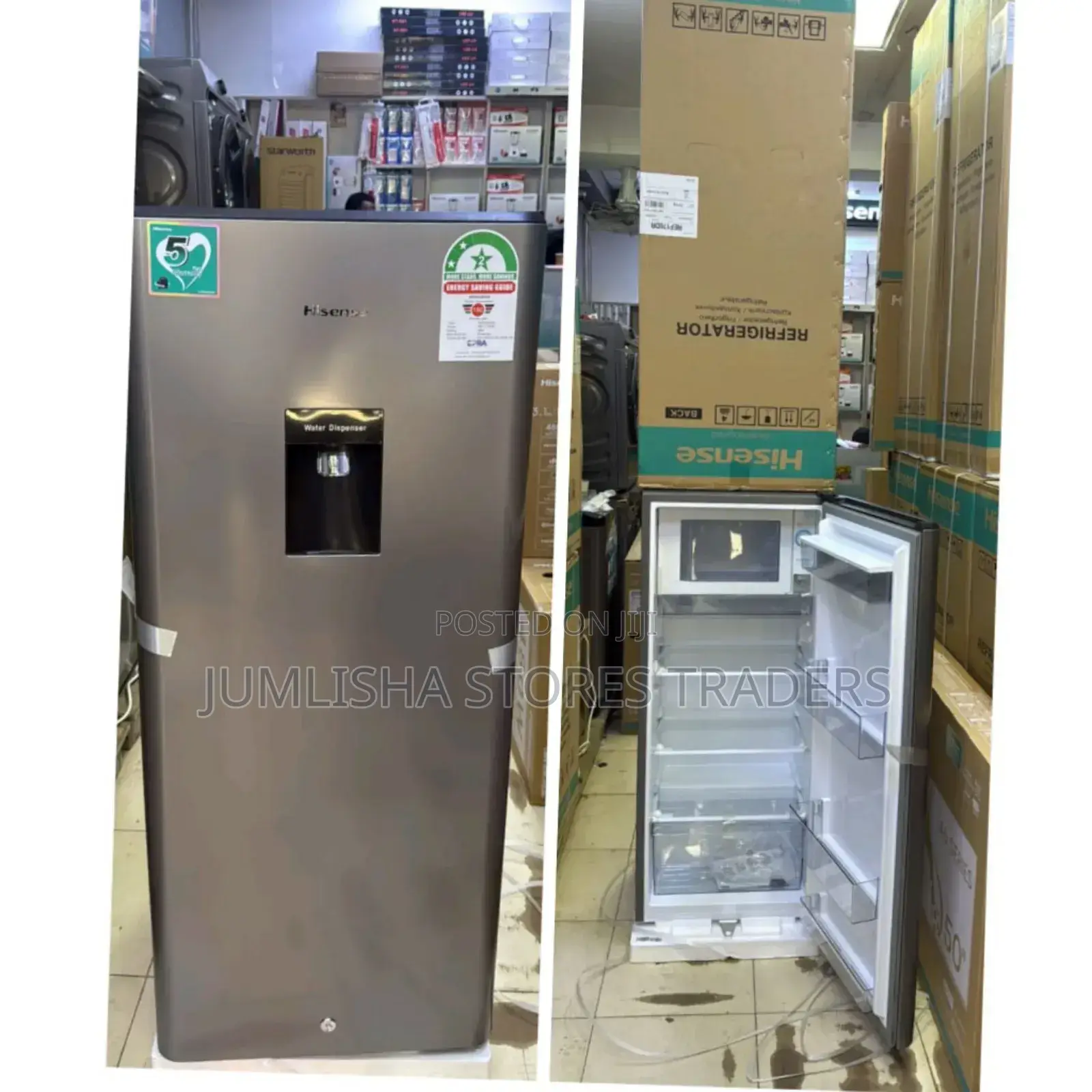 Hisense 176 Litres Refrigerator With Dispenser Single Door Ref176dr