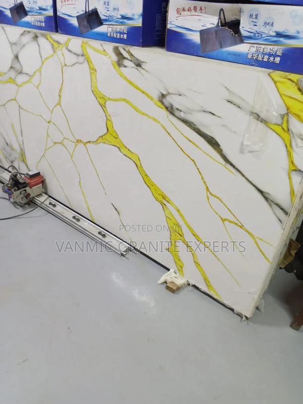 Gold Karara Quartz Countertop – KSH 18,000 | 2.4m X 0.6m Kenya