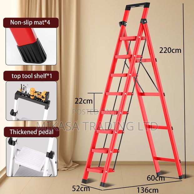 Steel Ladder 8 Step - main view