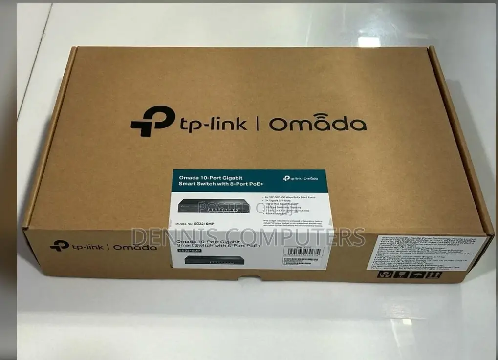 Tp-Link Jetstream 10-Port Gigabit Smart Switch With 8 Poe+ Ports 2