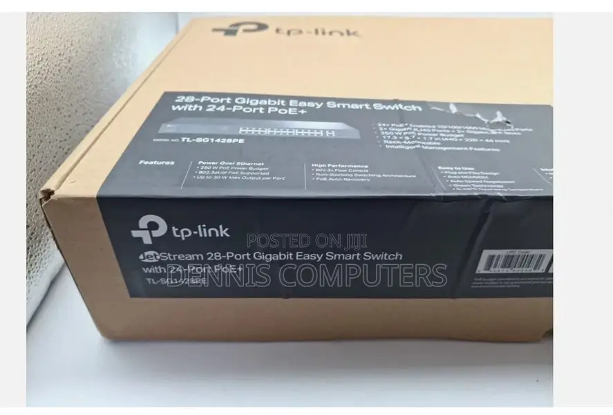 Tp-Link 28-Portmbps Gigabit Easy Smart Switch With 24-Port