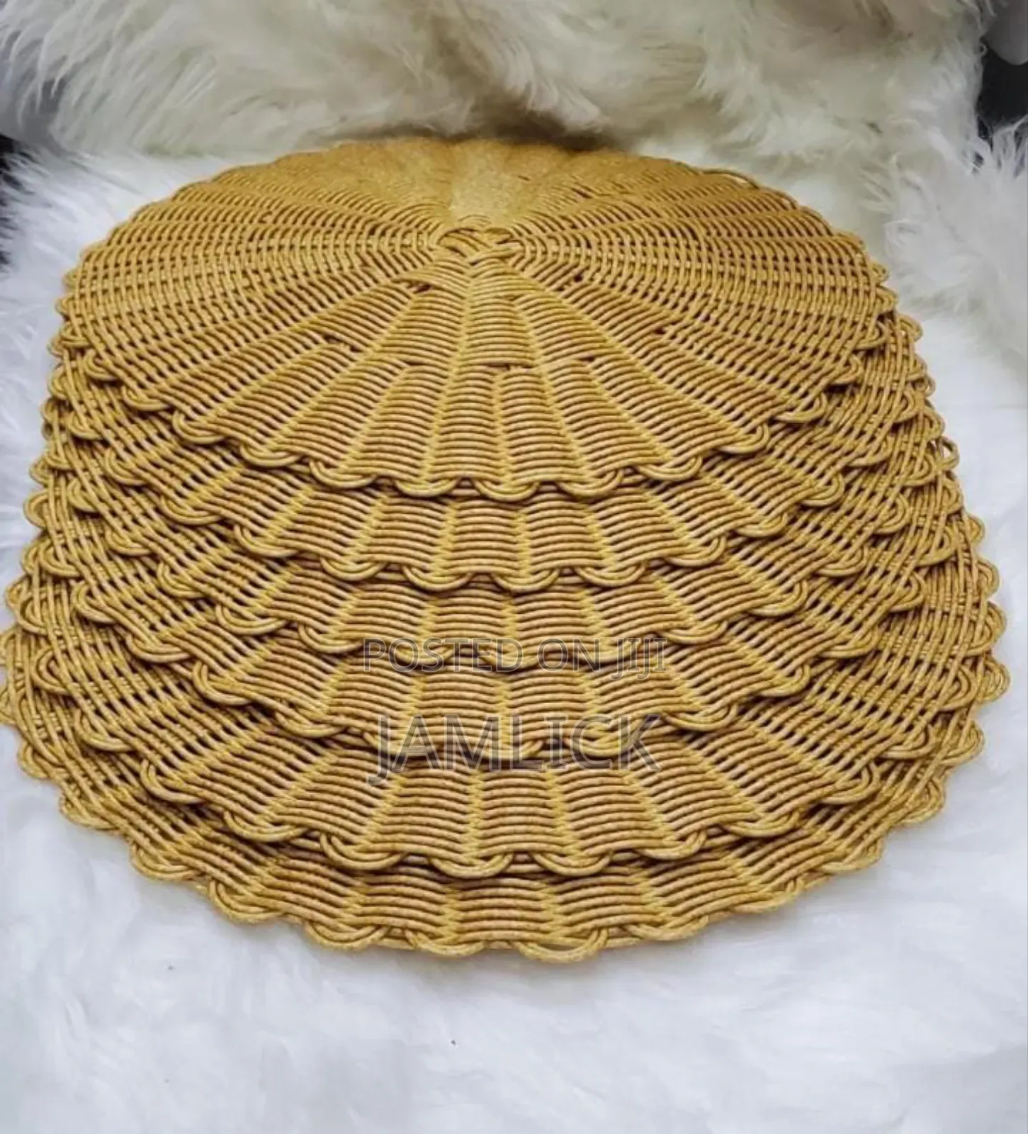 6pcs Rattan Round Mats – Bz