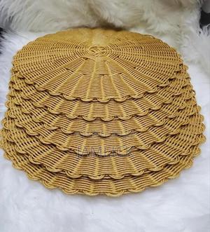 6pcs Rattan Round Mats – Bz - thumbnail 2