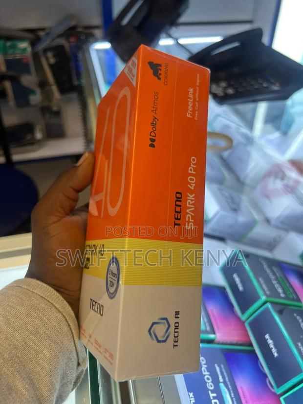 New Tecno Spark 40 Pro 128 GB Black - thumbnail 2