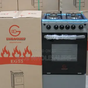 Eurochef Full Gas Cooker With Electric Oven + Built‐In Timer