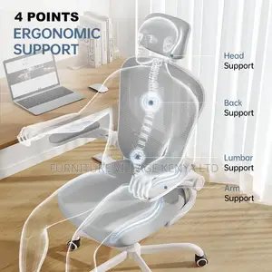 Desk Chairs: High-back Orthopedic Office Seat