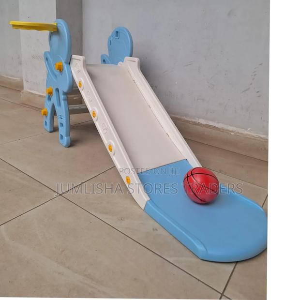 Toddler Slide Indoor for Kids 1.5-3 Years, Blue