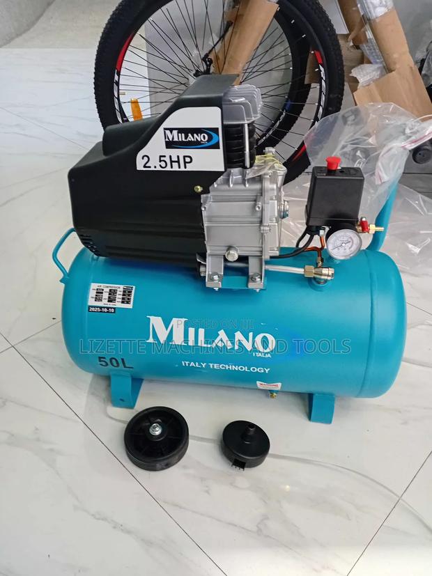 50l Milano Air Compressor 2.5hp - thumbnail 2