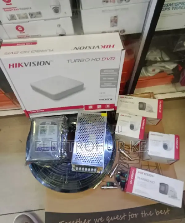 Hikvision 4 Channel Complete Cctv Set With Hdd
