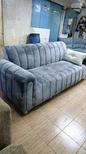 Back Permanent Sofa With Spring Cushions