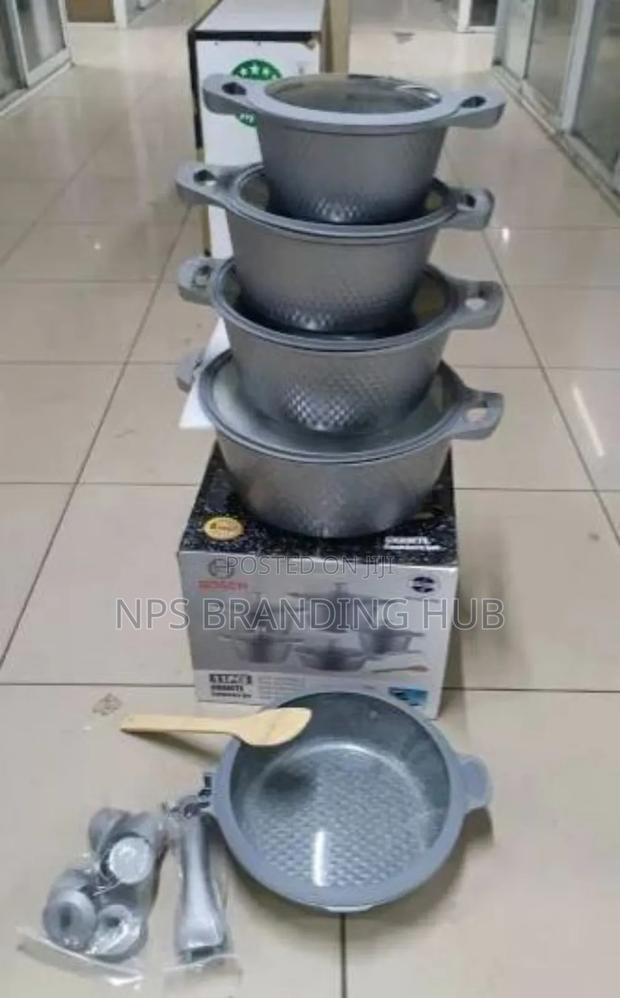 Bosch 11pc Cookware With Silicone Lid Covers Dn - main view