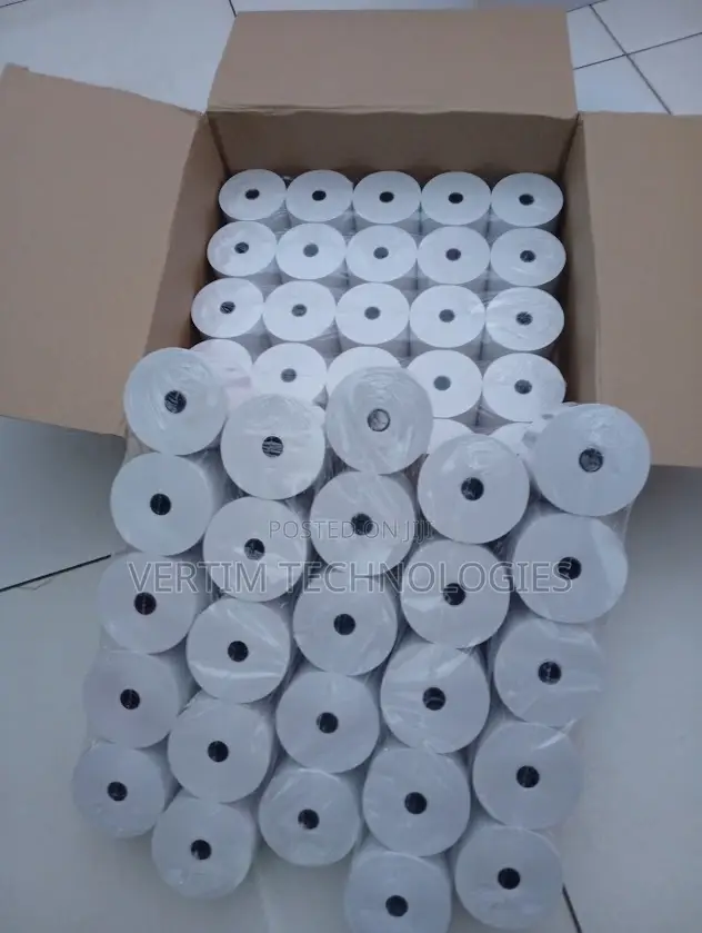 Thermal Paper Rolls 79 by 80mm Brand Newin a Box (50 Piece)