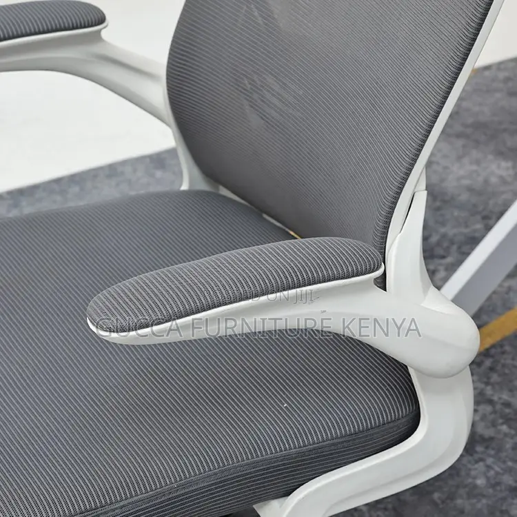 Ergonomic Mid-back Mesh Chair With Flip Arms