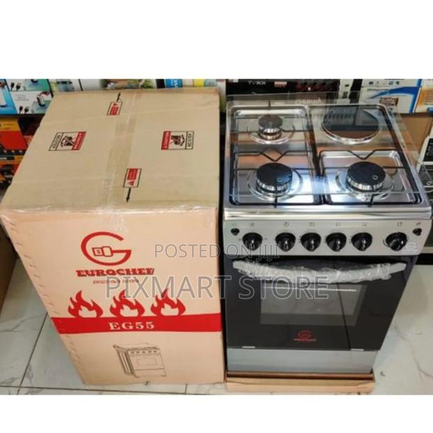 Eurochef Eg55 3 Gas + 1 Electric 50x55 Freestanding Cooker