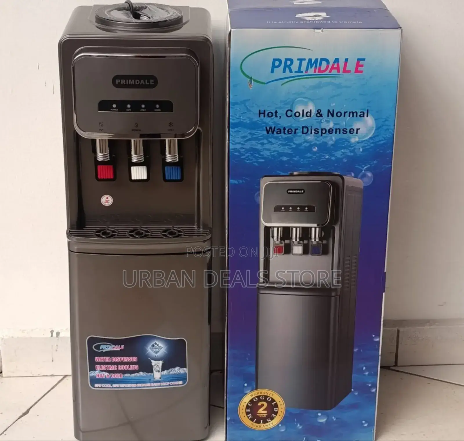 Primdale 3 Taps Water Dispenser With Child Lock