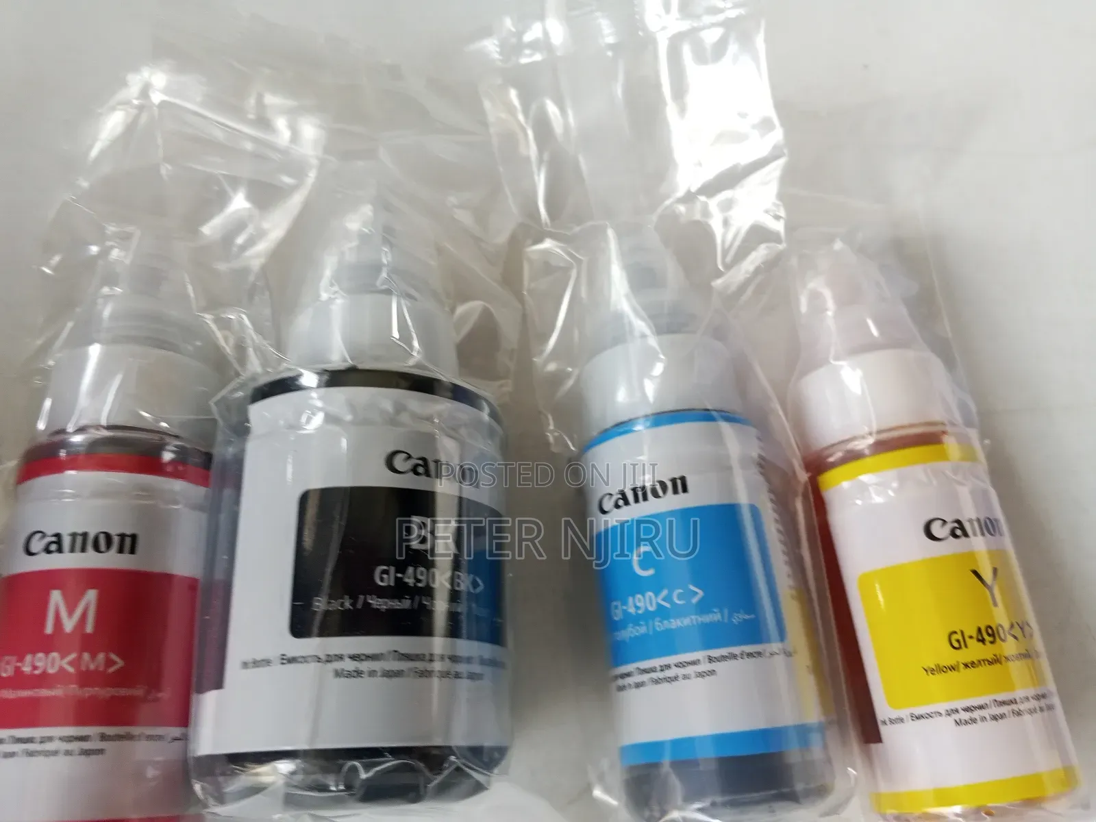 490 Canon Original Inks Available