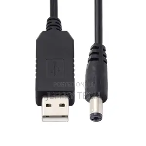 5.5x2.5mm Dc 12v Voltage Riser Boost Power Plug Barrel Connector Cable