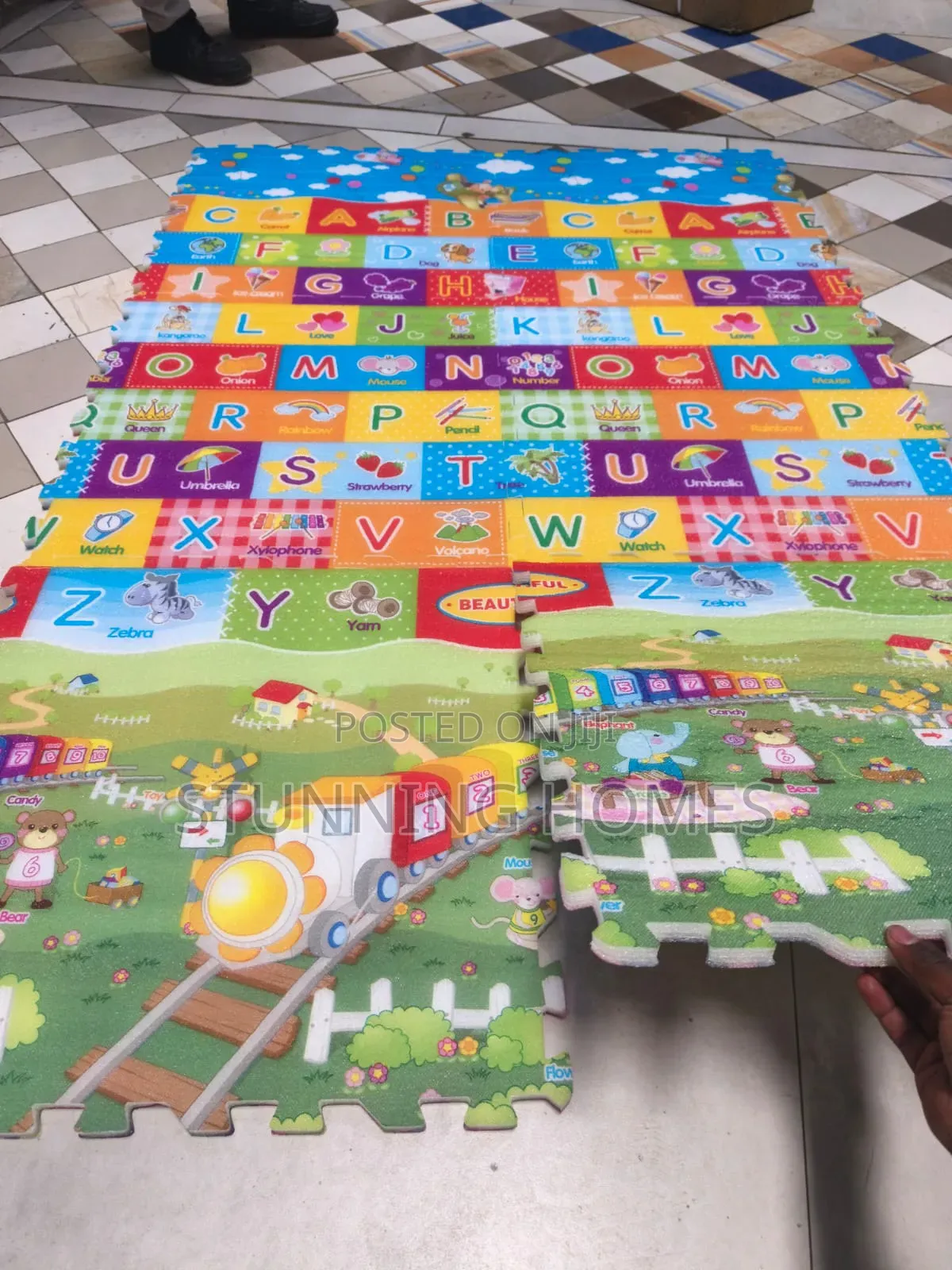 Kids Puzzle Playing Mat