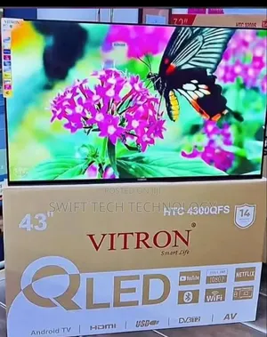 Vitron 43 Inches HTC 4300qfs Qled Android Television.