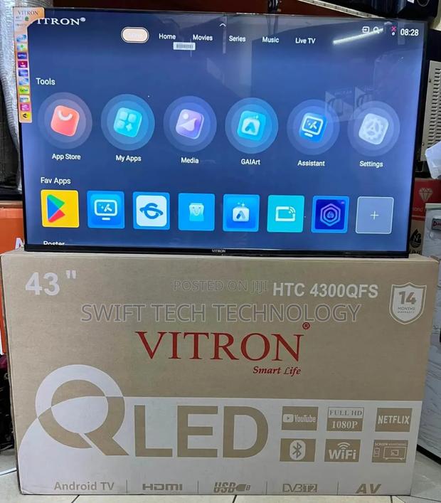 Vitron 43 Inches HTC 4300qfs Qled Android Television. - thumbnail 3