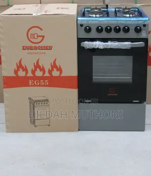 Eurochef Full Gas With Electric Oven +Timer Standing Cooker