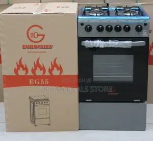 Eurochef Full Gas With Electric Oven +Timer Standing Cooker