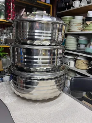 Jumbo 3pc Hotpot Stainless Steel