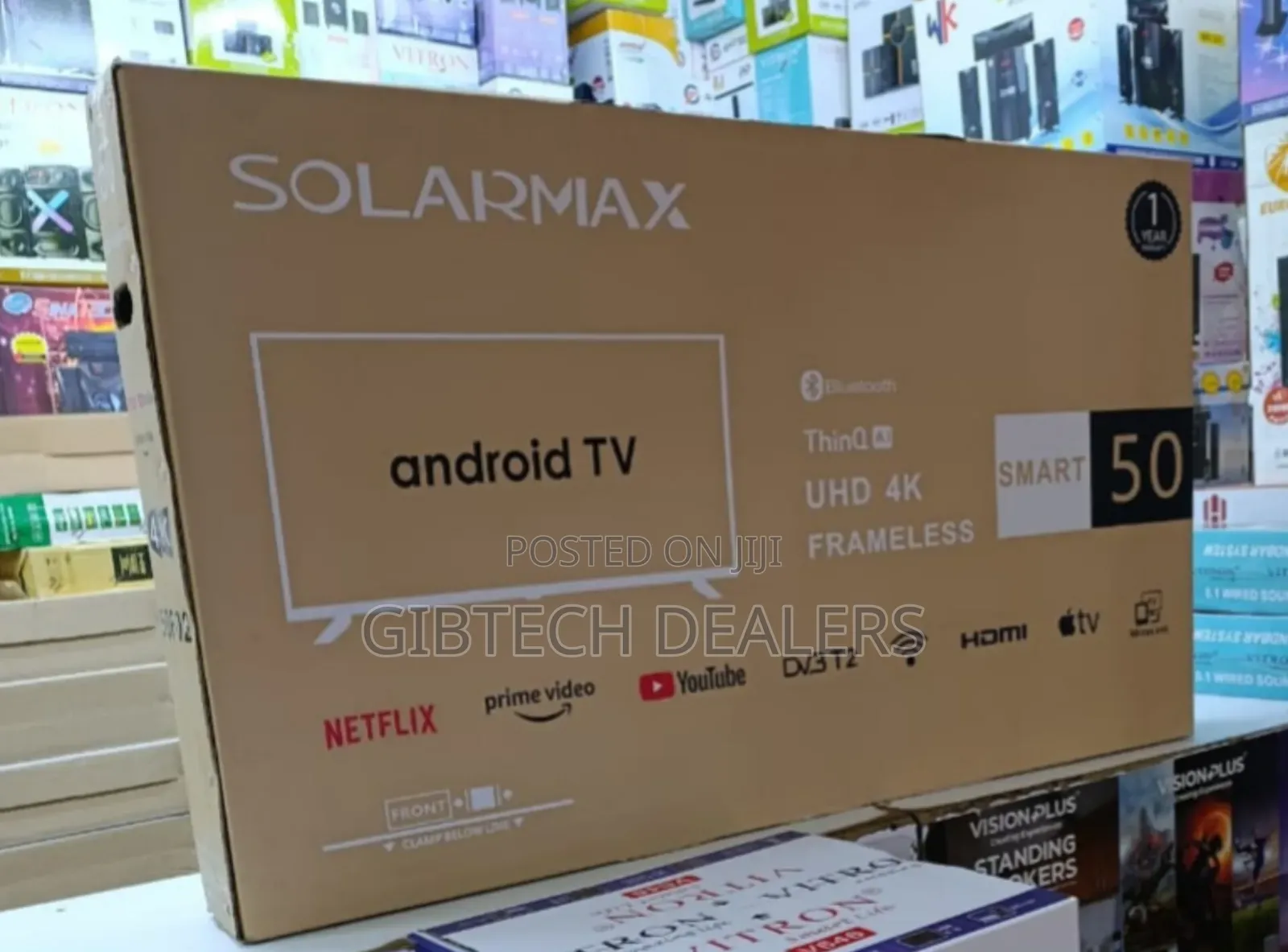 Solarmax 50 Inch Smart Android Tv Uhd