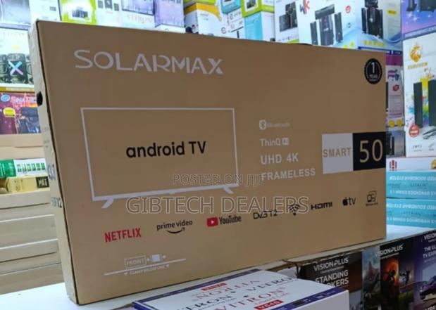 Solarmax 50 Inch Smart Android Tv Uhd - thumbnail 2