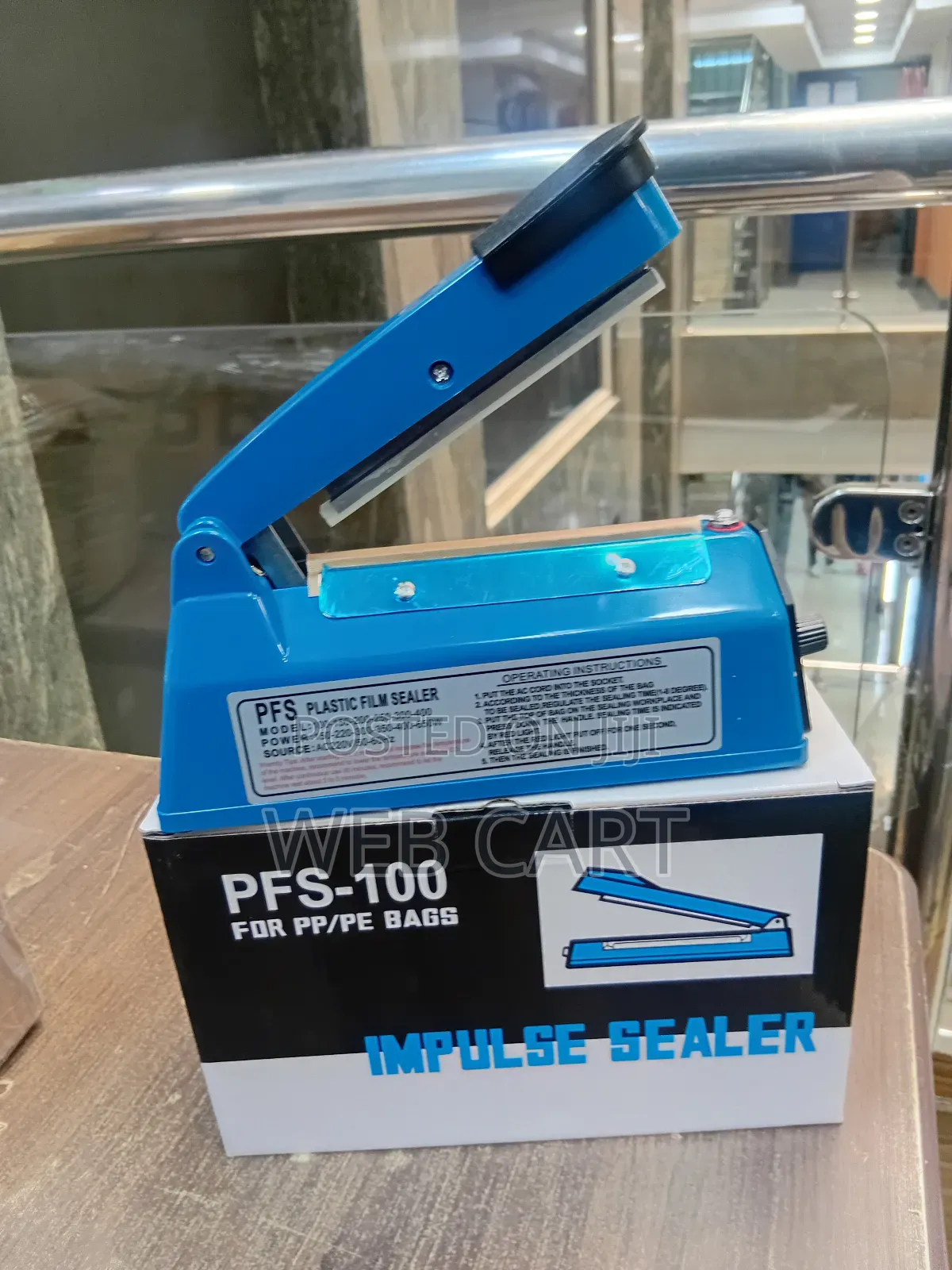Plastic Impulse Sealer 100mm