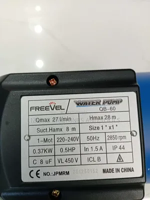 0.5hp Freevel Booster Water Pump