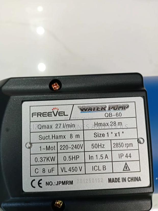 0.5hp Freevel Booster Water Pump - thumbnail 3