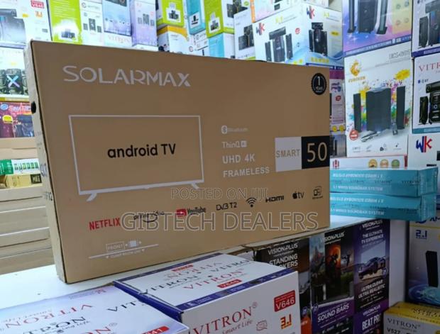 Solarmax 50inch Smart Android Tv Uhd Frameless Tv - main view