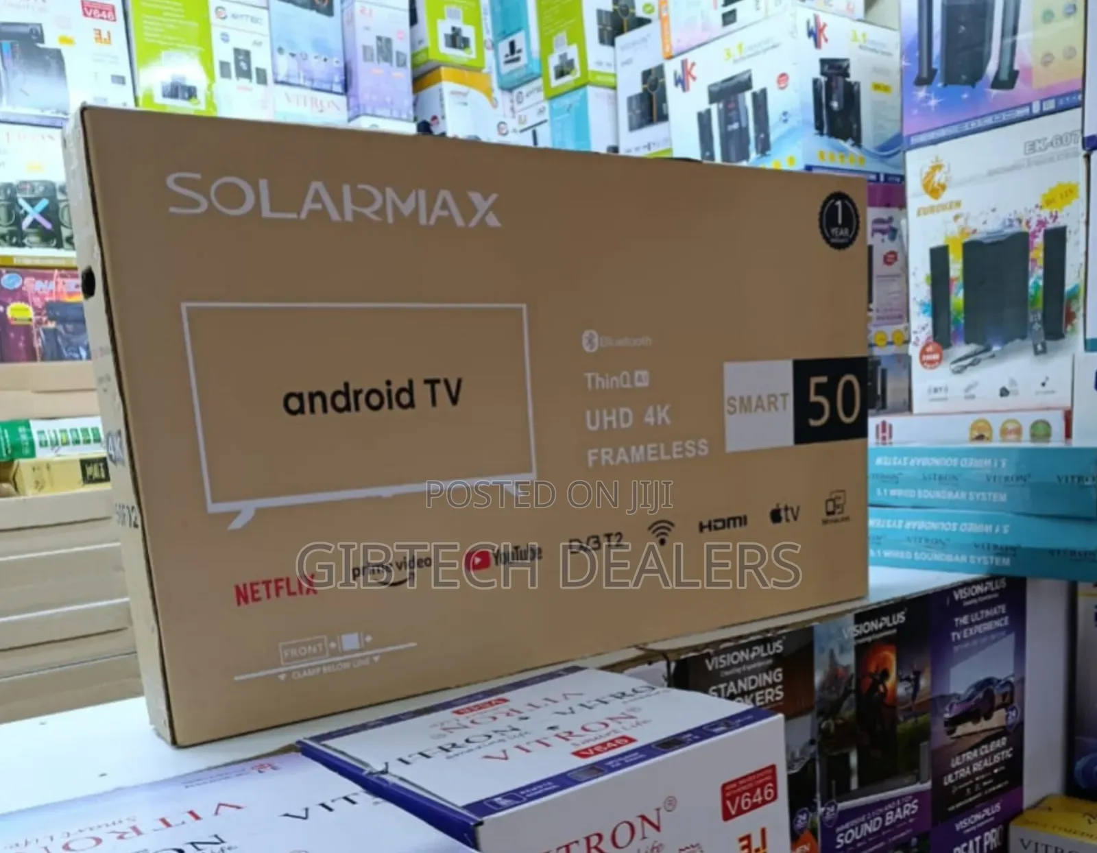 Solarmax 50 Inches Smart Android Tv Uhd
