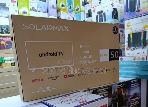 Solarmax 50 Inches Smart Android Tv Uhd - thumbnail 2