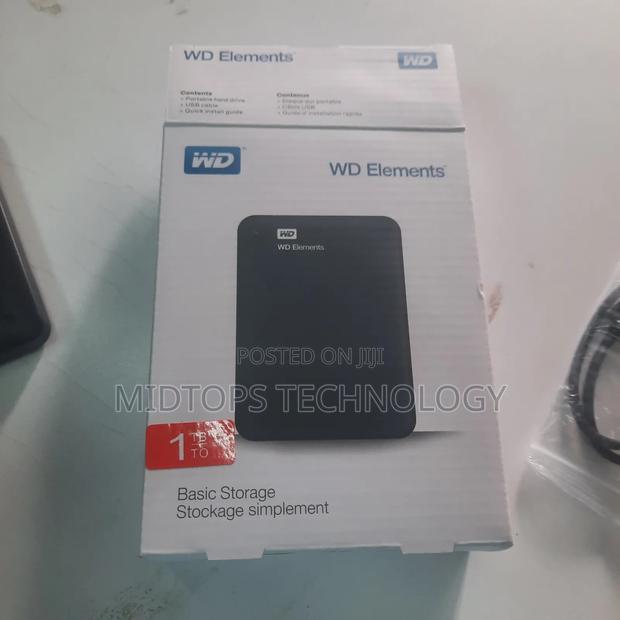 1tb Wd External Harddisk - main view