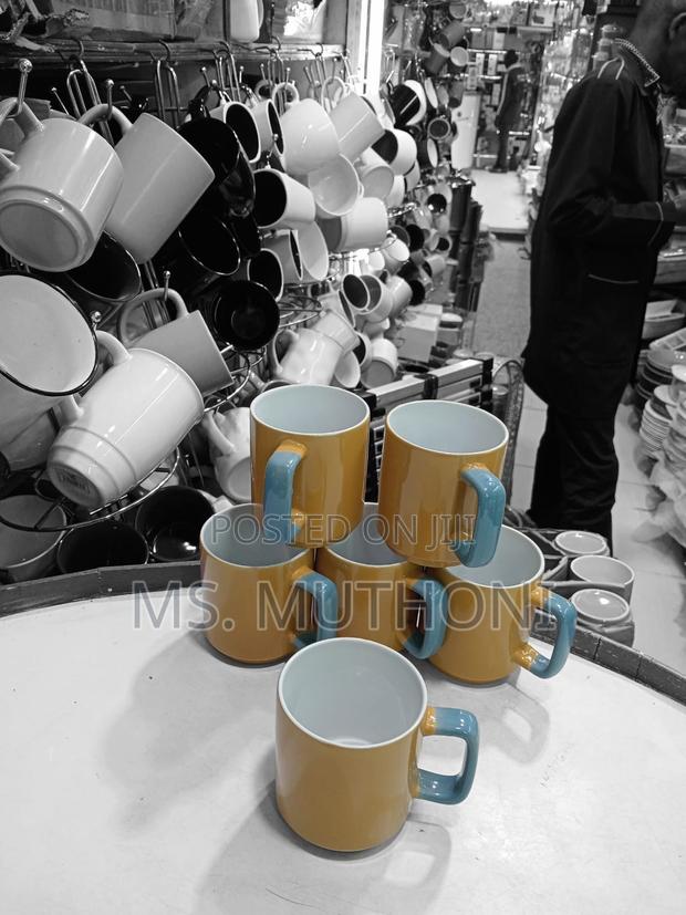 6 PCS Unique Ceramic Coffe Mugs - thumbnail 4