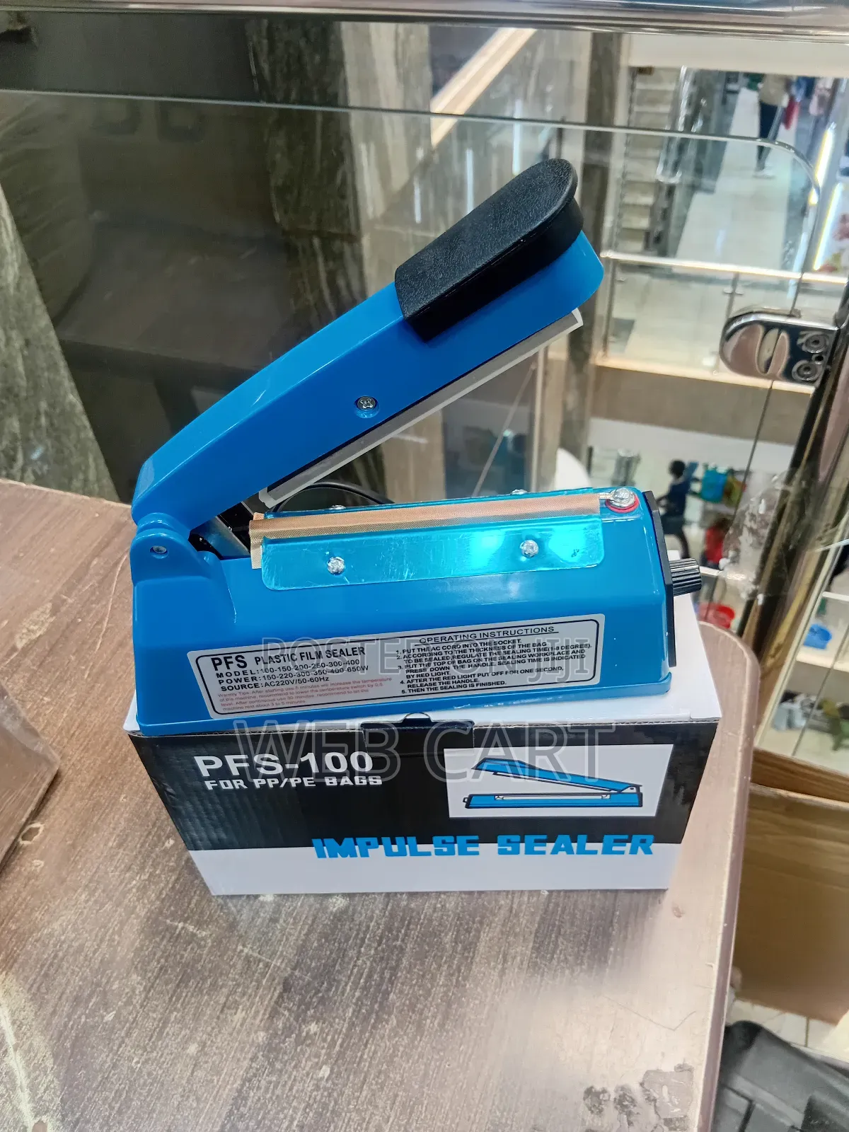 Handheld Plastic Impulse Sealer 100mm Bag Sealing Machine