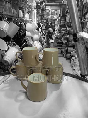 6 Pieces Ceramic Team Mugs