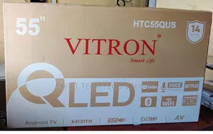 Vitron 55 Inches Qled Smart Android Television.