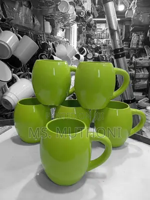 Wide Barrel Design Coffee / Tea Mugs. (6 PCS )