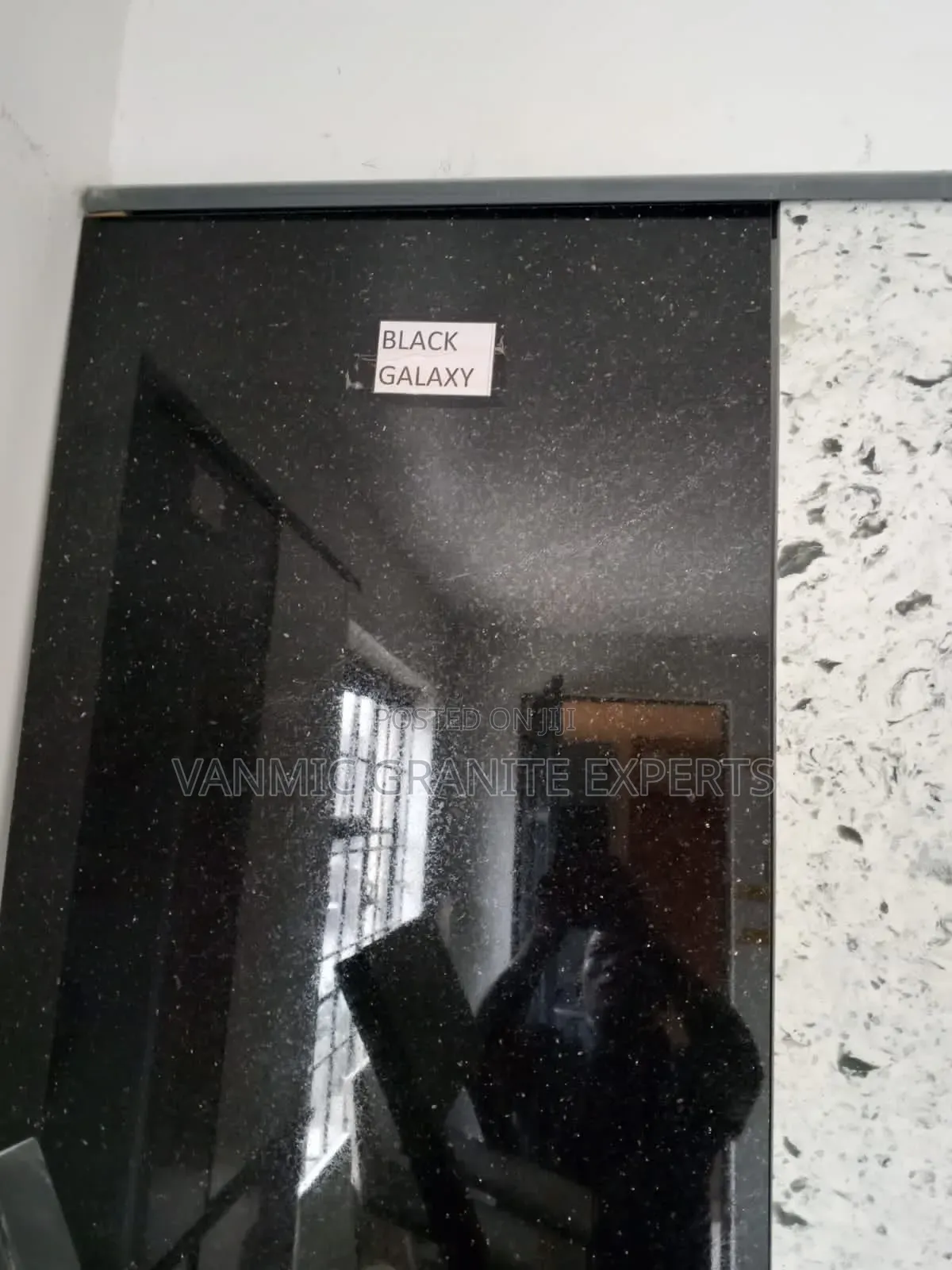 Black Galaxy Granite Slab – KSH 18,000 | Premium Kenya