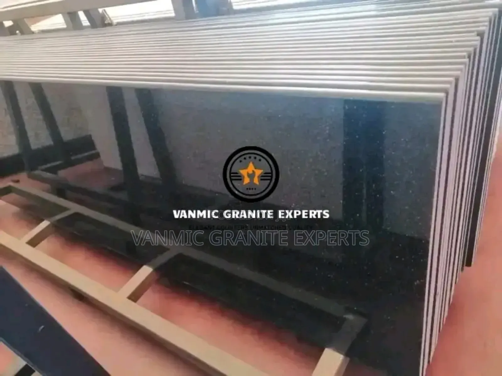 Black Galaxy Granite Slab – KSH 18,000 | Premium Kenya