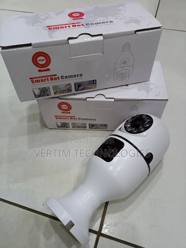 Wireless V380 Pro 1080p 2mp PTZ Dual Lens Wifi Bulb Camera