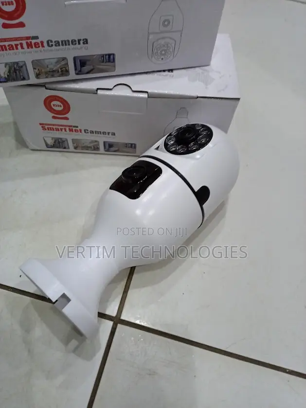 1080p Full Hd V380 Pro 2mp PTZ Dual Lens Wifi Bulb Camera