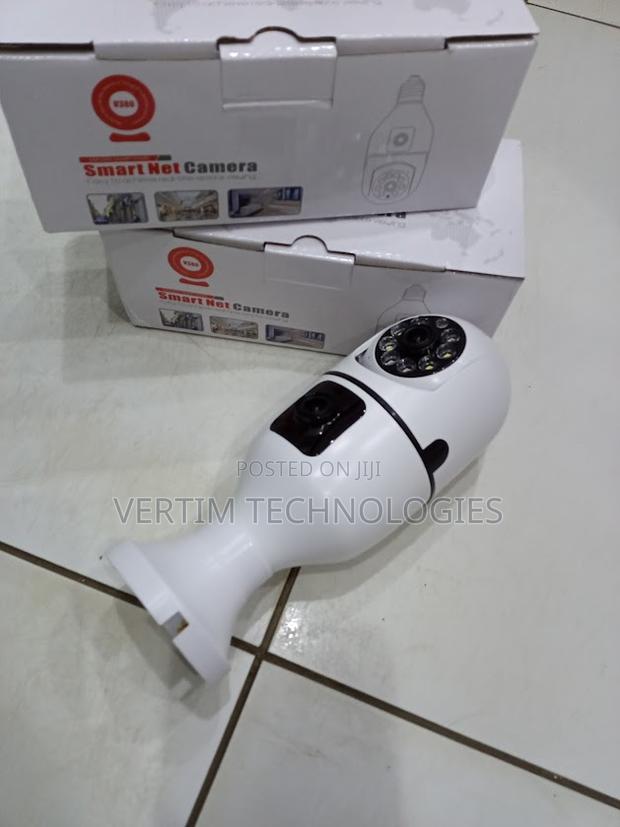 High Performance V380 Pro 1080p 2mp PTZ Dual Lens Wifi Bulb Camera - main view