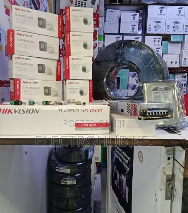 Brandnew 2mp Hikvision 8 Channels 8 Cameras 1080p Cctv Set Hikvision